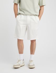 Ensemble veste/bermuda en coton lin
